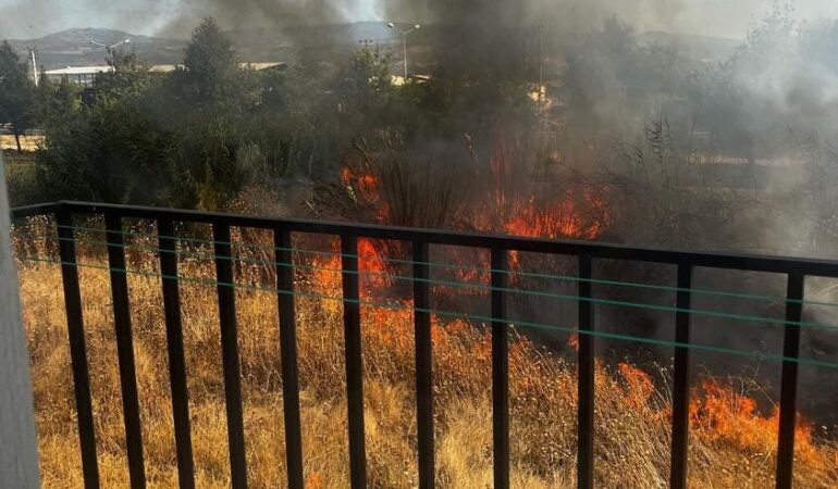 Köşk Çarşı Mahallesinde Çıkan Yangın Korkuya ve Paniğe Neden Oldu