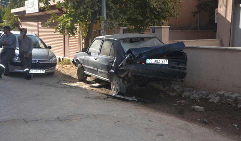 Köşk’te Maddi Hasarlı Kaza