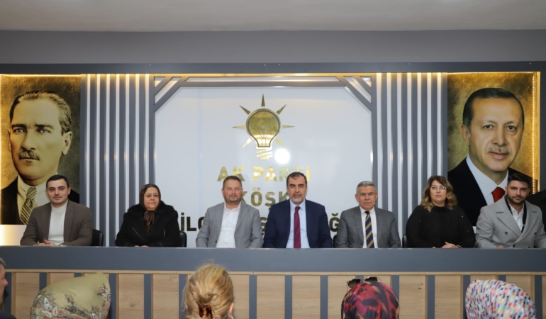 Ak Parti İl Başkanı Mehmet Erdem Köşk’ü Ziyaret Etti