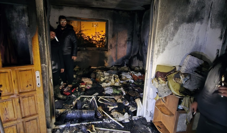 Köşk’te Bir Apartman Dairesinde Yangın Çıktı