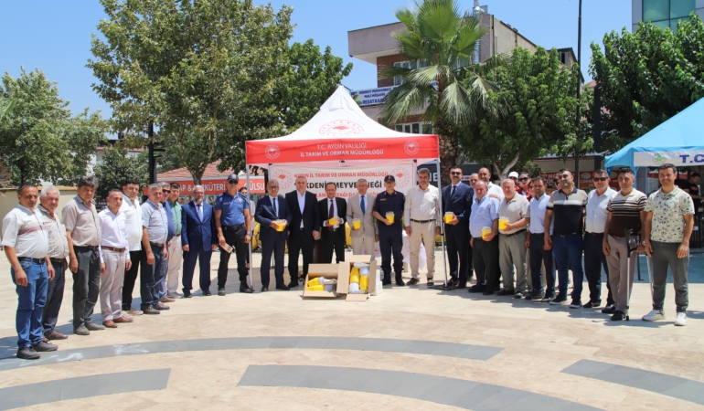 Köşk’te Akdeniz Meyve Sineği Dağıtıldı