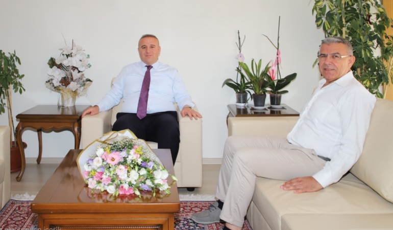 Başkan Güler’den Kaymakam Taş’a hayırlı olsun ziyareti