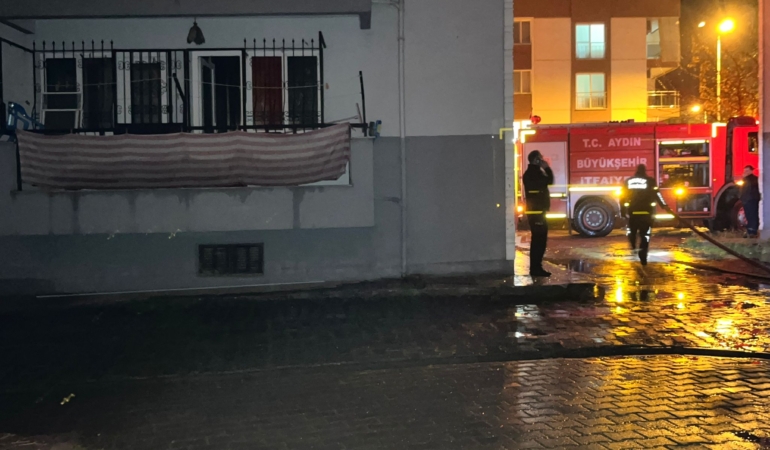 Köşk’te Korkutan Ev Yangını