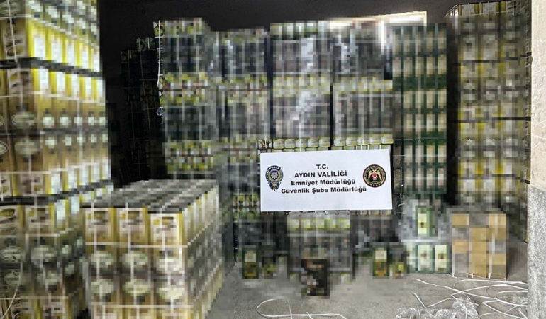 Köşk’te Skandal! Binlerce Teneke Ele Geçirildi