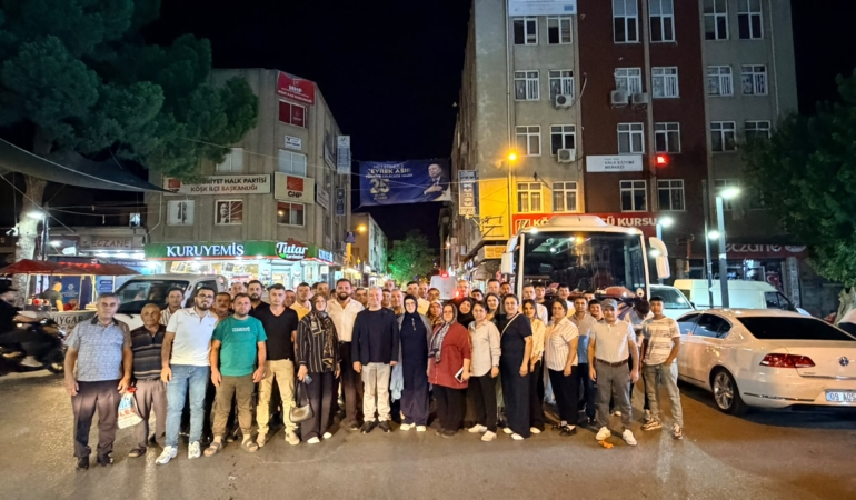 AK Parti Köşk Teşkilatı Ankara’ya Çıkarma Yaptı: 100 Kişilik Ekip 25. Yıl Buluşmasına Katılacak