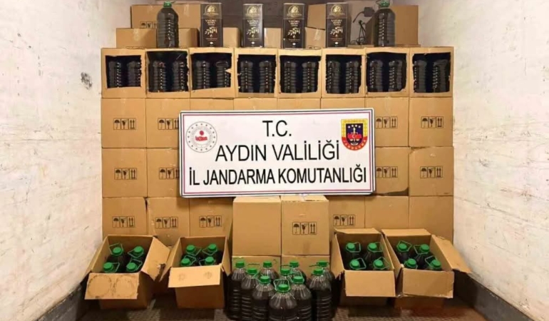 Köşk’te 1,6 milyon TL’lik Sahte Zeytinyağı Ele Geçirildi!